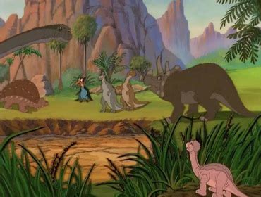 Земля до начала времен 6 тайна скалы динозавров мультфильм 1998