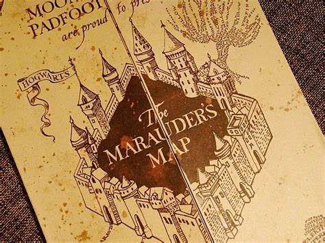 Карта мародеров гарри поттер