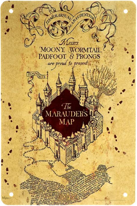 Карта мародеров гарри поттер