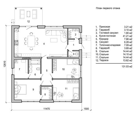 Проекты одноэтажных домов до 150 м2 с котельной