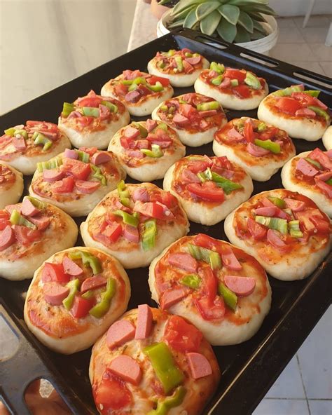 Рецепт мини пиццы в духовке