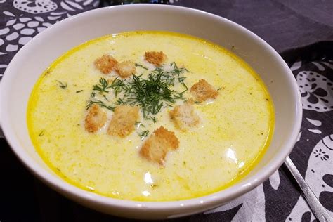 Рецепт сырного супа из плавленного сыра