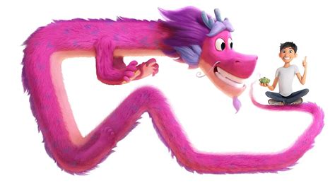 Розовый дракон мультфильм