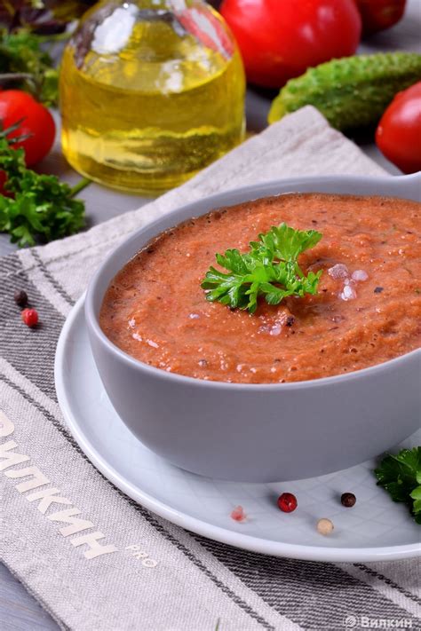 Суп гаспачо рецепт приготовления в домашних условиях с фото пошагово