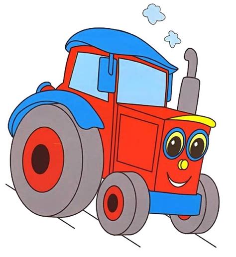 Трактор картинка для детей