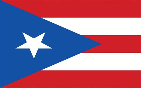 Флаг пуэрто рико