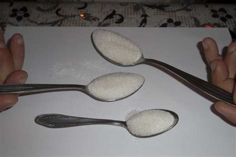 20 грамм сахара это сколько столовых ложек