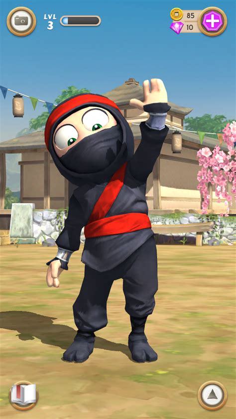Clumsy ninja